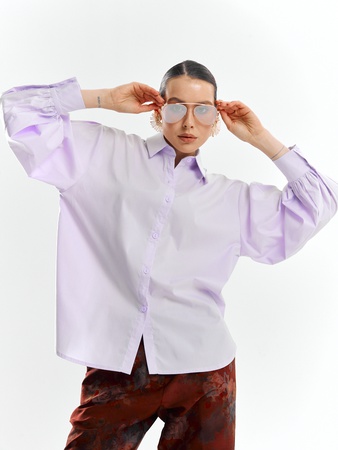 Женская рубашка оверсайз. Топ 2024 - 1824