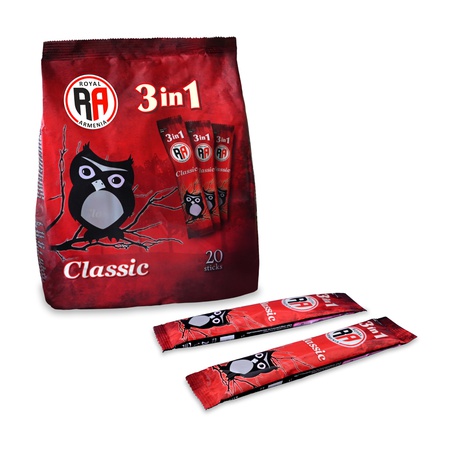 Hazır kahve 3'ü 1 arada "Royal Armenia Classic"