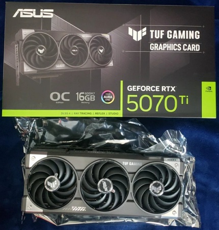 Asus TUF Gaming NVIDIA GeForce RTX 5070 Ti OC Edition 16GB GDDR7 Graphics Card