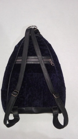 production of backpacks from sheep skin.