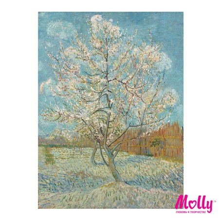 Paint by number Van Gogh. Peach in bloom