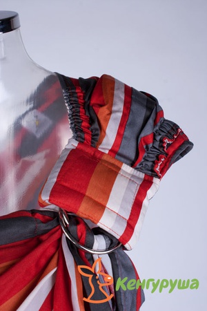 Слинг с кольцами Кенгуруша Home-style Клубничный