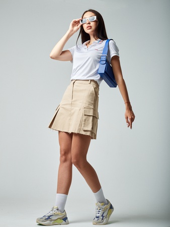 Юбка карго мини