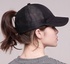 Fileli Kadın At Kuyruğu Şapkası
