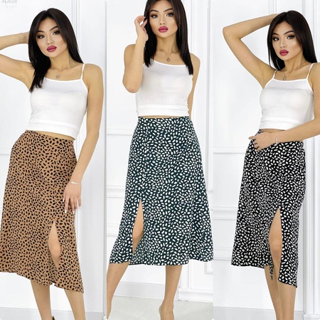 Юбка с разрезом