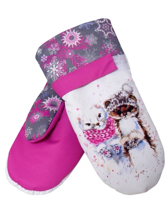 Детские варежки из мембранной ткани