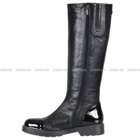 Сапоги 1263 чёрные, натуральная кожа