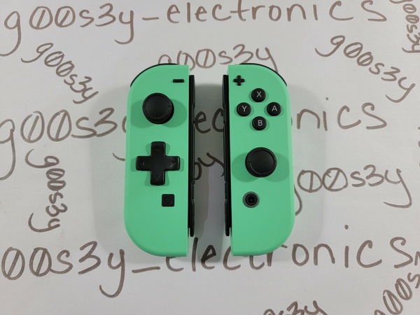 Новый изготовленный на заказ мятно-зеленый Nintendo Switch ПОЛНАЯ КОНСОЛЬ