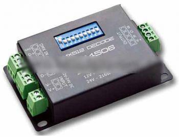 DMX декодер LED (TDM-012908,RGB)