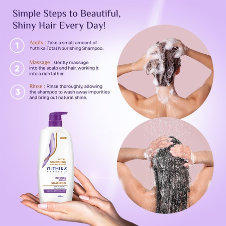 Yuthika Hair Fall Rescue Shampoo For Women & Men 80ml | Anti Hair Fall Shampoo | Strengthens Frizzy Hair | Enriched with Hazelnut & Tamanu Extracts