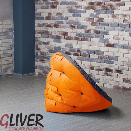 КРЕСЛО ОУСТЕР БОСТОН M КОМБО ОРАНЖЕВО-СЕРОЕ