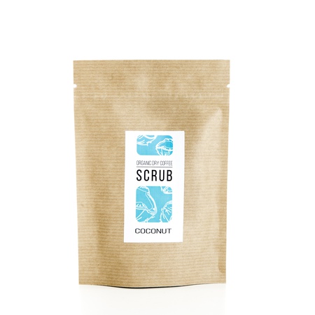 天然干咖啡擦洗香气的椰子50克。