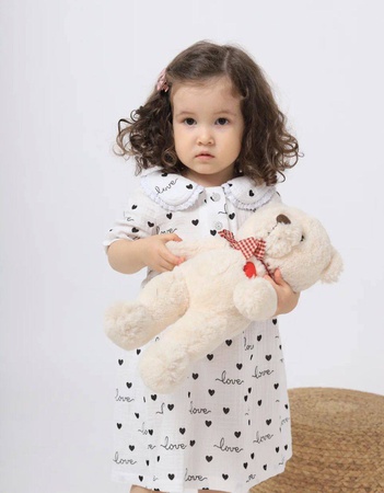 Муслиновое детское платье