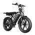 Electric Bike for Adults 1500W Peak 20" Electric Dirt Bike Hydraulic Suspension