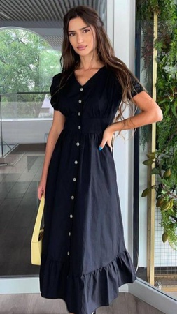 Baumwollkleid Teure Accessoires 🔥 Neue Saison 2023 🔥