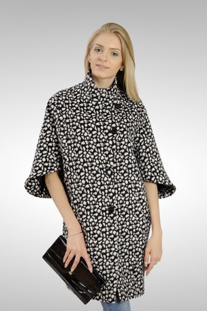 КАПЛЯ РУКАВ 7/8, ПОЛНЫЙ ПОДКЛАД Лама-пятна