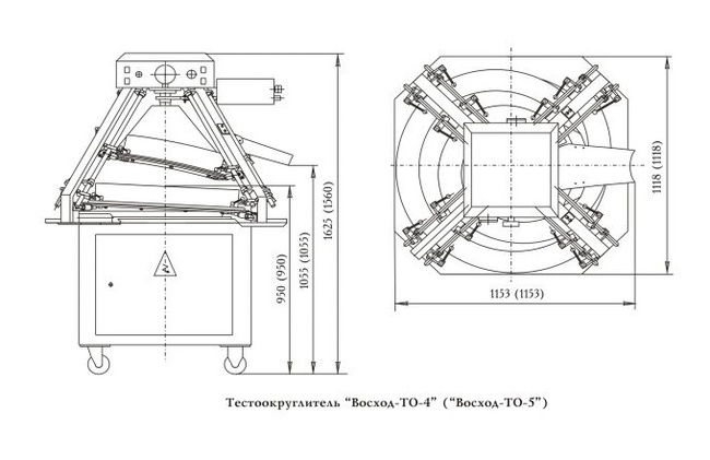 Тестоокруглитель с оперативной