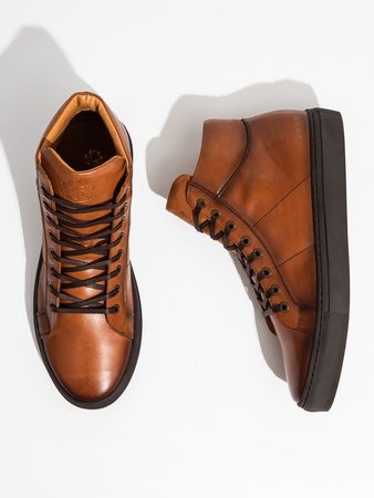 Кожаные кеды / кроссовки ручной работы из 100% итальянской кожи PHILIPPE ANDERS LONDON