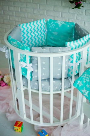 children's round bed transformer