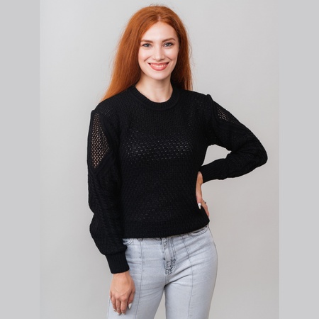 Джемпер женский Капелька черный