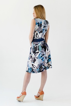 САРАФАН ЖЕНСКИЙ "КСЕНИЯ" (ВИСКОЗА+ДЖИНС)