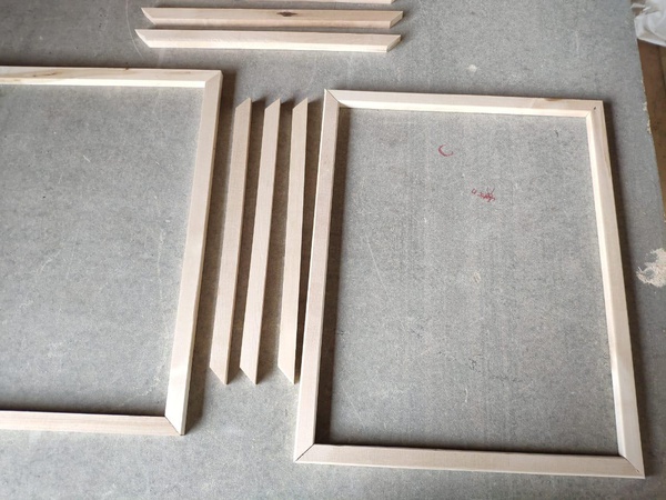 Подрамник для фоторамок,картин по номерам,алмазной мозаики, заготовки для мебели, декора, из дерева любой породы и плитных материалов, на ЧПУ станке, под углом 45 градусов.