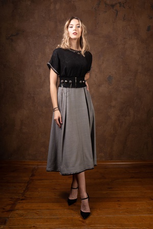 210-5462 Платье Розовый леопард