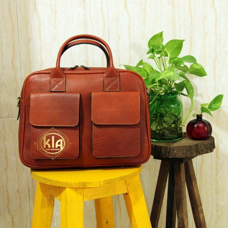 Cow leather engineering bag code 102