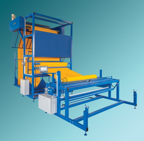 Машина для перемотки материала в стопку Роллтекс B02