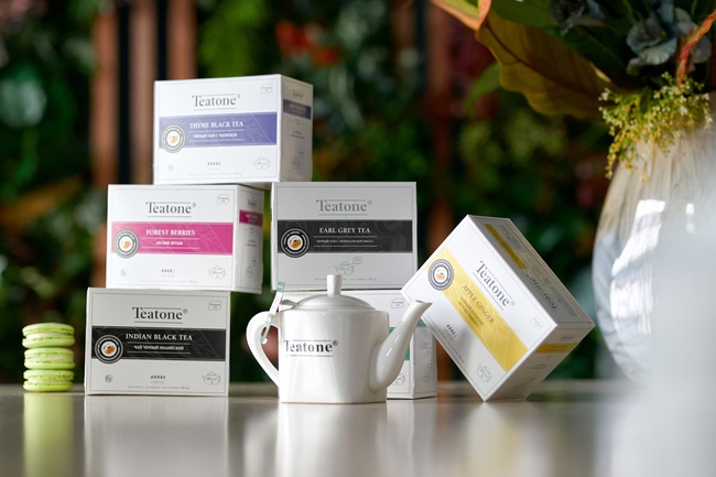 Teatone çay çubukları, fincan başına 1.8 gr çay poşeti, çaydanlık için 4 gr çay poşeti.