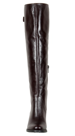 Женские ботфорты, натуральная кожа <G612>