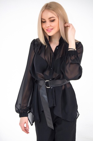 Черные блузки женские (артикул 44/1)