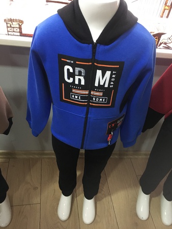 Спортивный костюм из трех нитей хлопка