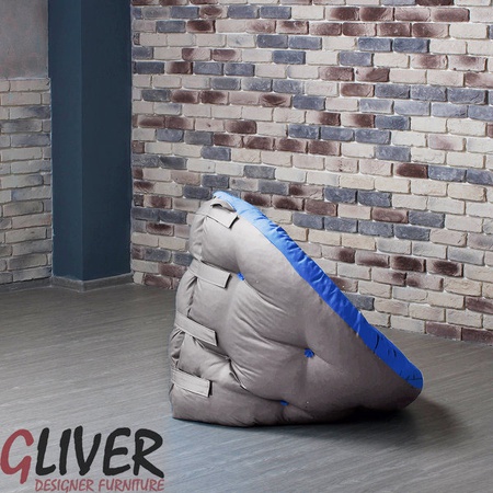 КРЕСЛО ОУСТЕР БОСТОН XL КОМБО СЕРО-ГОЛУБОЕ