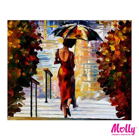 Painting by numbers Afremov. On the steps