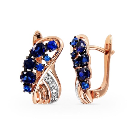 Наборы украшений из красного, желтого и белого золота 585 пробы