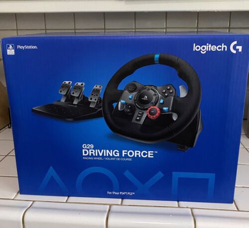 Игровое гоночное колесо Logitech Driving Force G29 с педалями