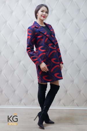 Пальто с узорами " Сайма"