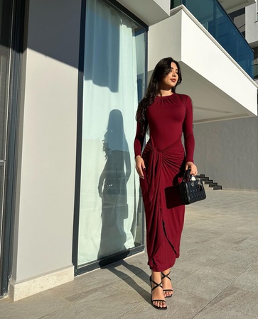 Платье трансформер на запах с завязками