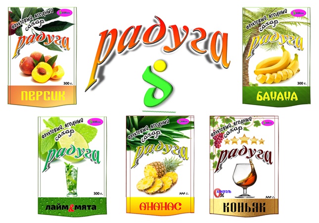 Фруктовая, ягодная "РАДУГА"