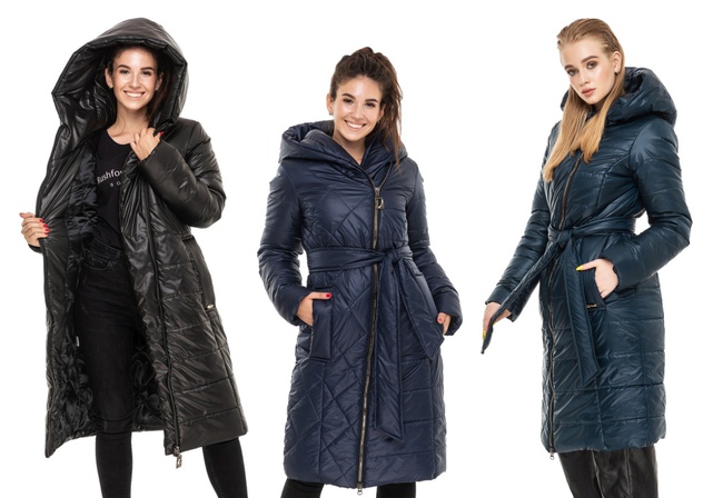 Куртка женская зимняя удлиненная "Аврора"