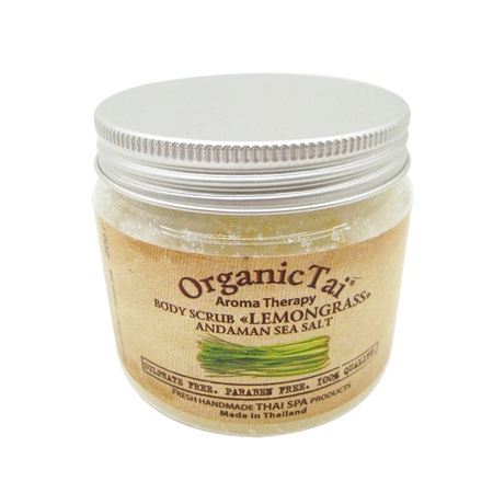 Скраб для тела Соль Андаманского моря Лемонграсс Organic Tai 200г