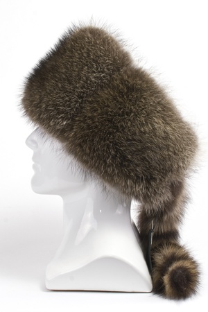 Шапка из енота 49283