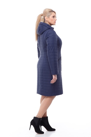 Пальто стеганое Софи, memory oil