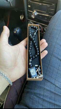 Мусульманская подвеска из камня Агат