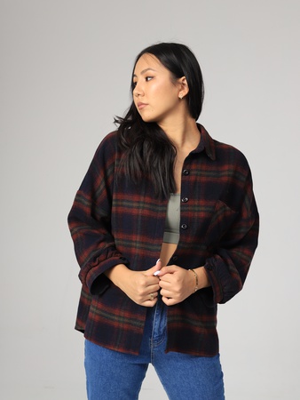 Рубашка в клетку из турецкой байки