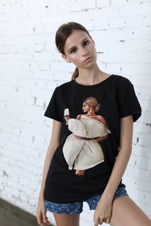 Футболка женская с принтом