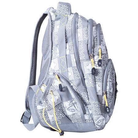 Рюкзак МК-С5028 Цвет: серый с желтым