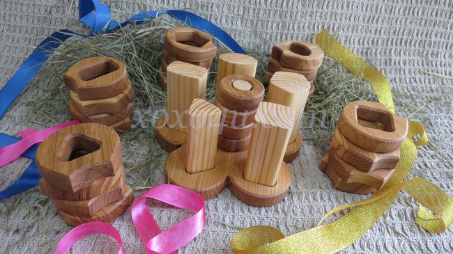 Пирамидка – сортер “Ромашка”