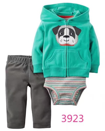 Üç parçalı set, rüzgarlık artı pantolon ve bodysuit